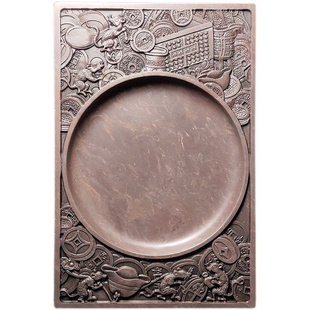 全壹砚台肇庆端砚宋坑书法专用天然原石精品毛笔初学者磨墨 砚