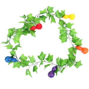 仿真水果藤条吊顶装饰葡萄叶子藤蔓空调管道缠绕绿叶假花塑料蔬菜