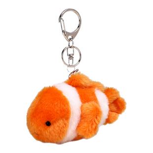 Jinnew原创海洋家族小金鱼BB叫毛绒公仔小玩偶书包包挂件车钥匙扣