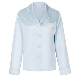 SILKY MIRACLEx Cinnamoroll玉桂狗联名真丝睡衣花边大耳狗家居服