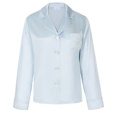 玉桂狗联名系列真丝睡衣套装女