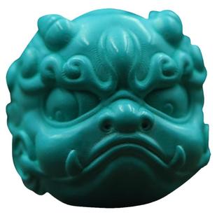 优化绿松石天禄貔貅守财神兽天然猛犸象牙文玩手串绿色蓝色多宝珠