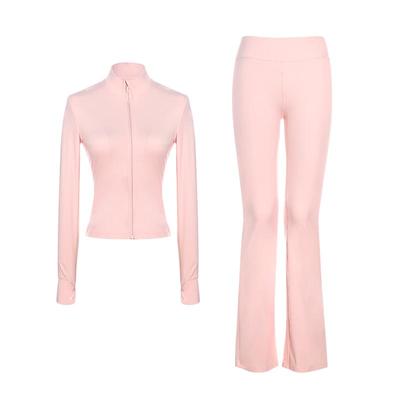 舞蹈服女秋冬季立领上衣外套黑色芭蕾舞练功服艺考生显瘦运动套装