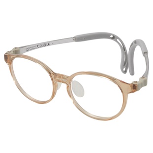 李白儿童眼镜框超轻舒耳可换鼻托EMS材料舒适减压镜架皛023/白026