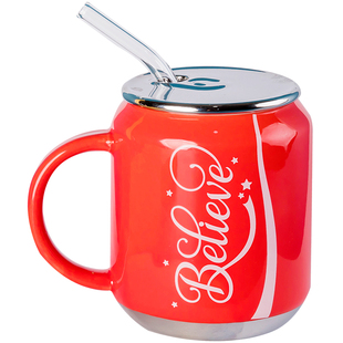 杯子男孩可乐水杯男童儿童专用家用喝水小陶瓷杯2025新款马克杯