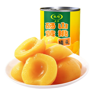 徽砀糖水黄桃罐头罐头正品水果烘焙专用特产水果罐头小零食