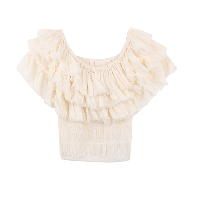 SourceWithU宫廷袖上衣法式套装