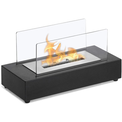 酒精壁炉氛围灯夜光灯真火室内取暖火焰网红装饰便携式桌面小摆件