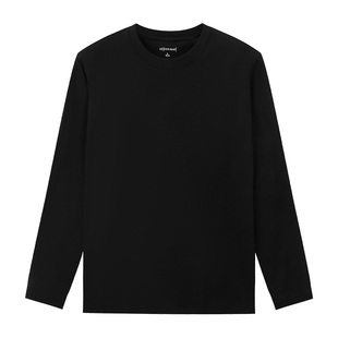 【交个朋友】十如仕男女可穿超弹简约百搭基础圆领长袖T恤T06