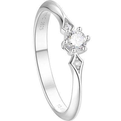 【培育】钻石Fanci范琦为爱加冕钻戒925银培育钻石送女友周年礼物