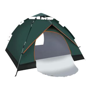 帐篷户外3-4人折叠全自动加厚防雨速开野外钓鱼露营2双人野营过夜