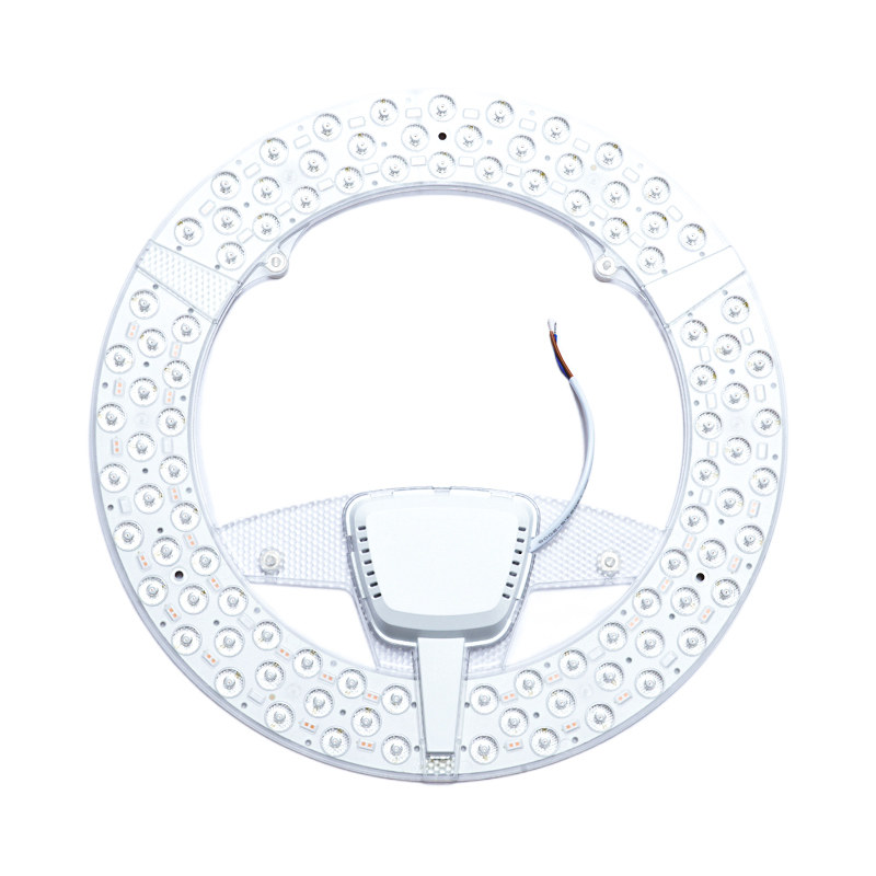 led吸顶灯芯替换磁吸灯盘圆形光源模组灯泡节能灯三色护眼遥控