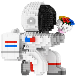 手工diy献花宇航员系列生日礼物情人节亲自制作男朋友送女生摆件