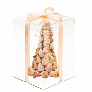 生日蛋糕盒子透明14四6六8八10十12寸单双层加高烘焙网红礼物包装