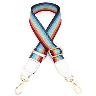 包带宽肩带斜跨肩带斜挎配件带子百搭女包包带金丝银丝可调节替换