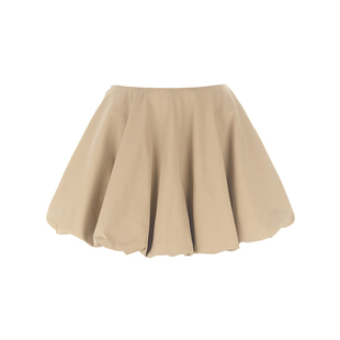 【明星同款】wana try百搭甜美运动花苞短裙2025新品可爱蓬蓬短裙