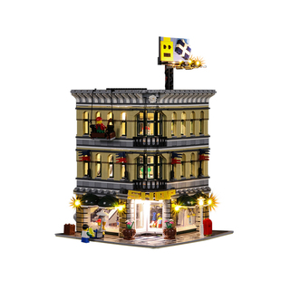 BrickBling 适用乐高10211百货大楼积木拼插灯饰创意街景LED灯光