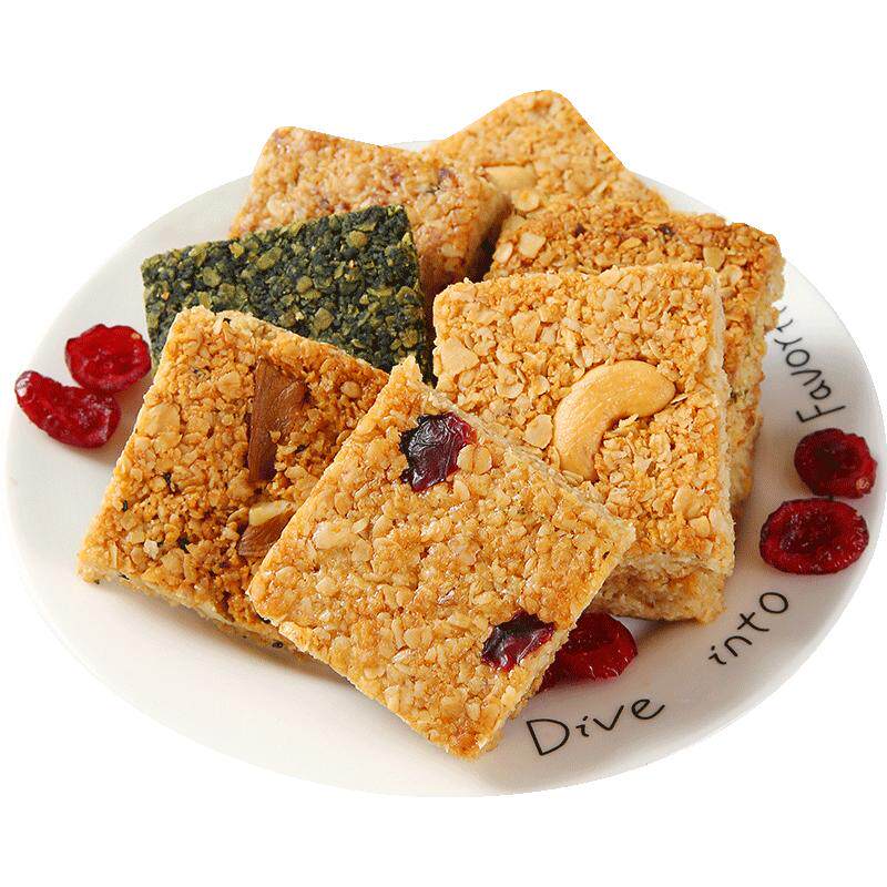 燕麦饼干粗粮代餐饱腹耐吃抗饿