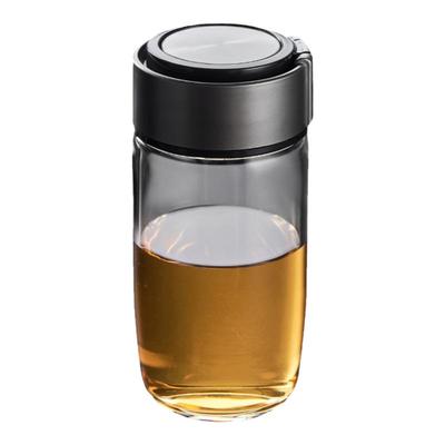 新款加厚透明玻璃杯耐高温手提