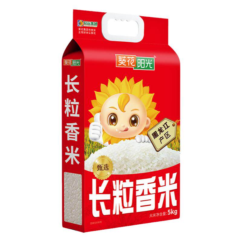 葵花阳光东北大米长粒香5kg