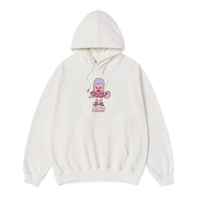 ADLV 2025春夏新款卫衣外星人系列印花经典男女同款休闲连帽卫衣