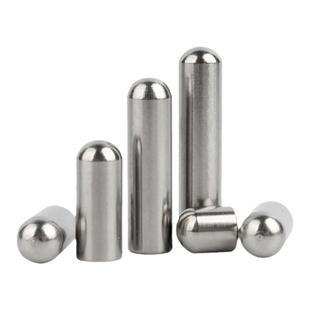 304不锈钢销钉圆柱销定位销轴圆头实心子顶针光轴圆棒固定滚销子