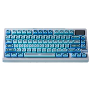 极北乐园PCMax 冰雪奇缘配色蒂芙尼蓝半透光 原厂磁轴键帽Wooting