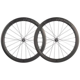 ASETTO PRO轻量碳纤维轮组公路自行车碟刹圈刹T800碳刀轮毂700C