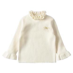木本尚女童毛衣秋冬2026新款半高领长袖洋气儿童冬装宝宝针织衫