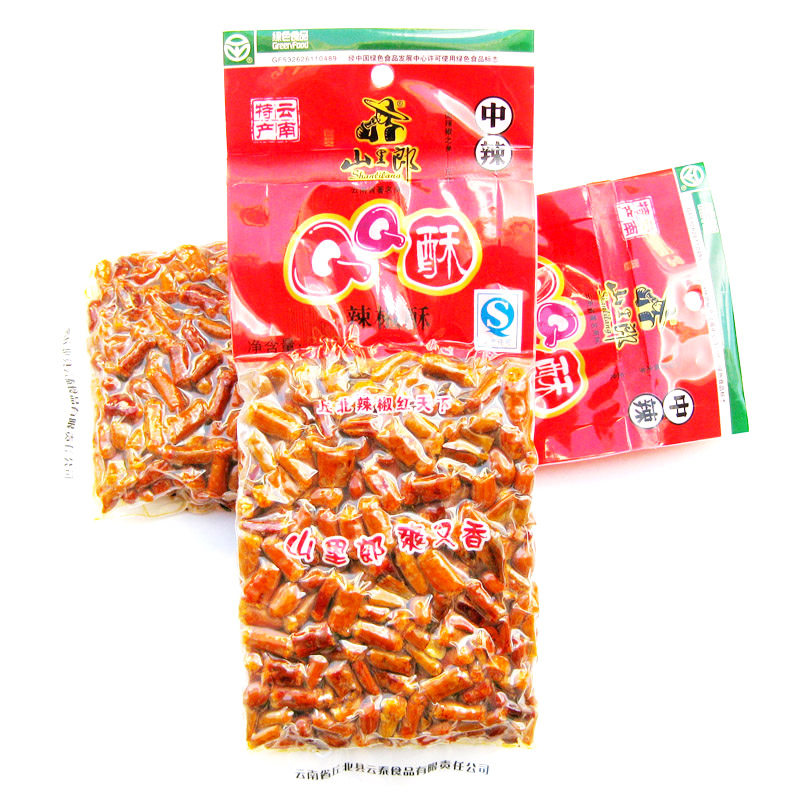 云南山里郎QQ酥油炸香辣脆辣椒酥