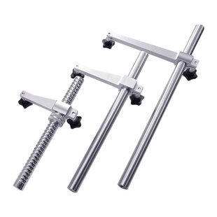 大理石表座支架比测台配件 高度规表座光杆铝夹头百分表加长立柱