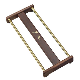 黑檀木茶杯收纳架高档沥水杯架家用收纳茶杯架茶道六君子茶具配件