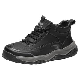 星期六男鞋棉鞋2025新款冬季加绒加厚保暖雪地靴男士高帮运动鞋子