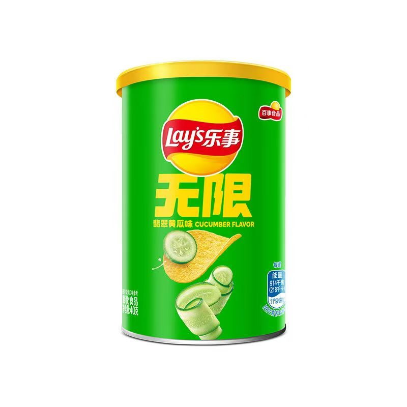 乐事薯片黄瓜味40g*6罐