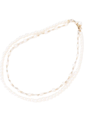 any SiS 珍珠双链条精美设计项链女日系轻奢onward