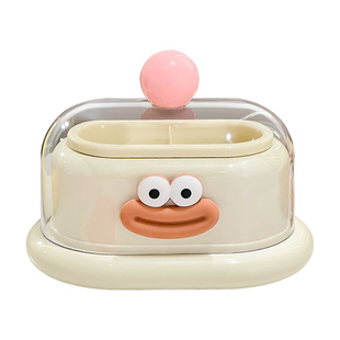 多巴胺牙签盒家用新款高颜值可爱创意牙签筒高级棉签筒牙线收纳盒