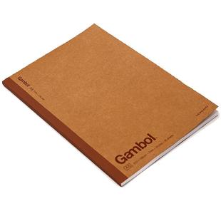 KOKUYO国誉B5复古牛皮纸笔记本无线装订软面抄办公商务笔记本子学生胶装记事本横线本子A5