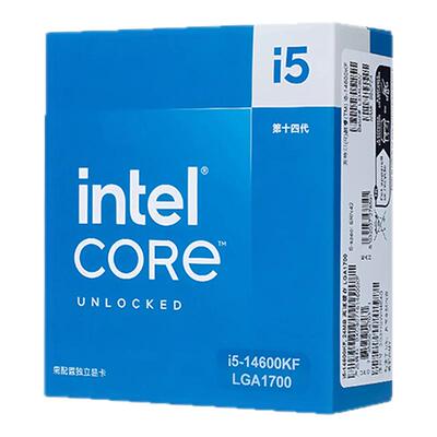 英特尔 i5 12600KF 13600KF 14600KF i7 14700KF i9 14900KF单CPU