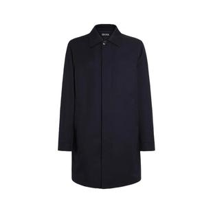 ZEGNA杰尼亚男装冬季海军蓝高科技面料Motorin 300cc外套