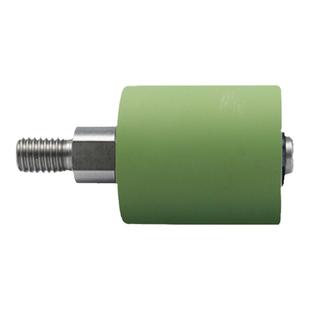 聚氨酯包胶轮配轴立式防撞轮导向轮辅助轮橡胶硅胶轮耐磨降噪滚轮