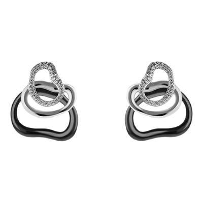 CISSYSHI重影耳钉两戴