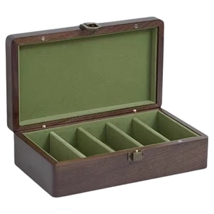 金条专用收纳盒马年纪念币黄金银条收藏盒实木国风绝美首饰盒木质