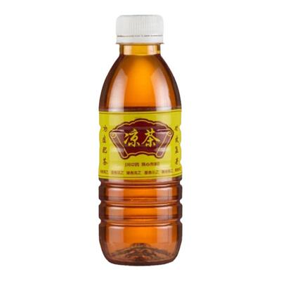 加厚300ml凉茶瓶凉茶罐塑料瓶甘蔗瓶光瓶一次性140个配盖可订制