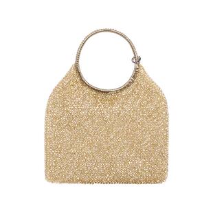 ANTEPRIMA大容量编织包STANDARD女士流行腋下包金色复古托特包