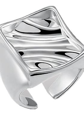 【新年礼物】RC Retro Chic意大利复古时尚首饰 银色波光戒指