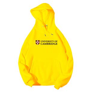 剑桥大学学生文化衫夏松休闲学校校服班服可订制春秋薄款带帽卫衣
