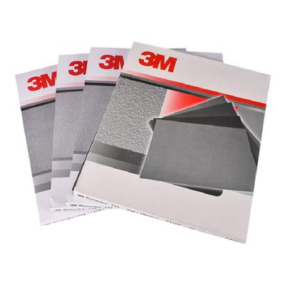 3M砂纸401Q/734水磨砂皮纸汽车美容抛光打磨600目2000目打磨神器