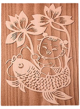 木雕版画DIY年画娃娃工具套装