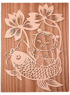 木雕版画DIY年画娃娃工具套装