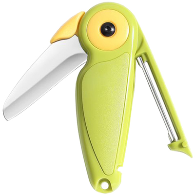 双头水果刀多功能二合一削皮刀便携式差旅用学生宿舍刨皮切瓜果刀